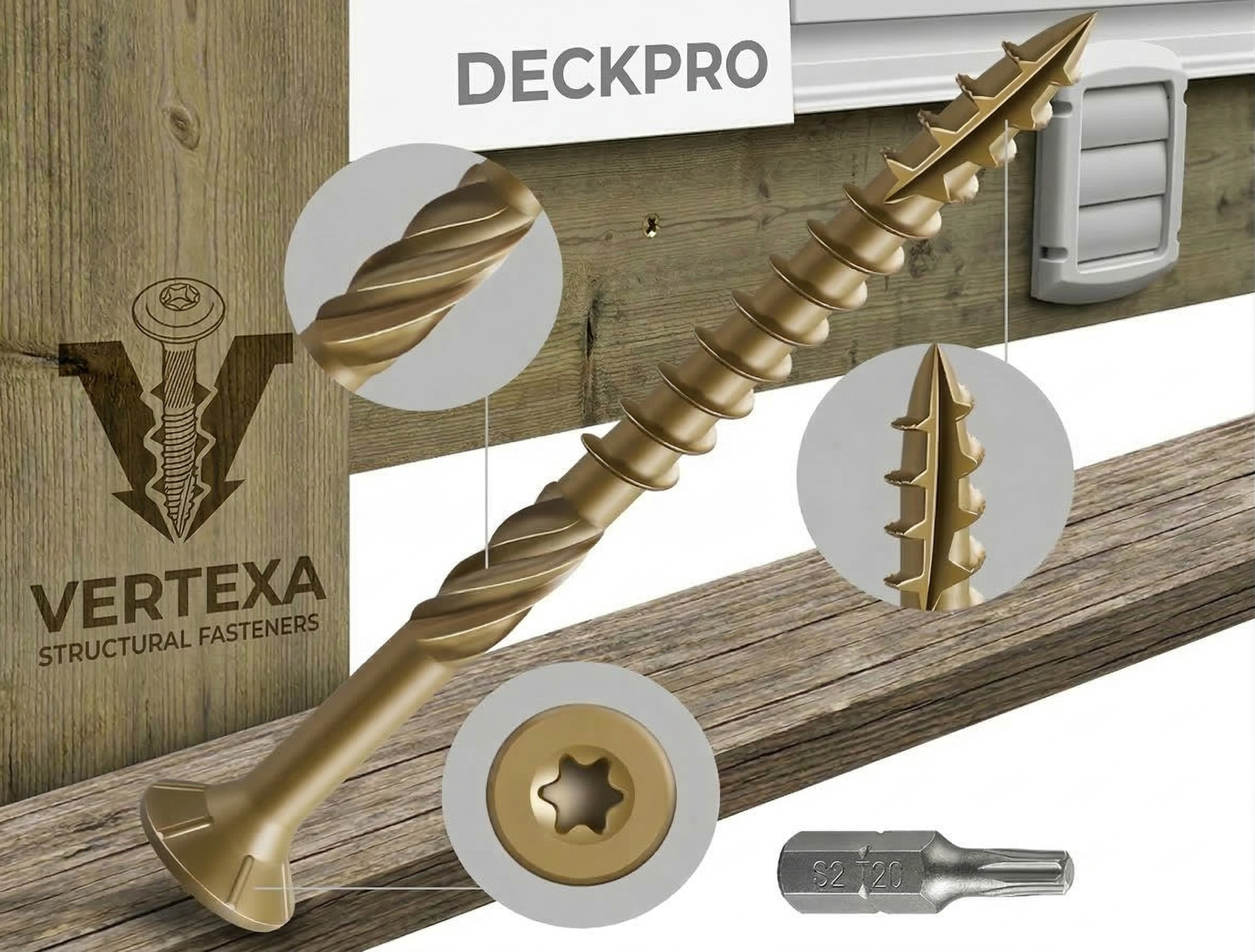 DeckPro Structural Deck Screws