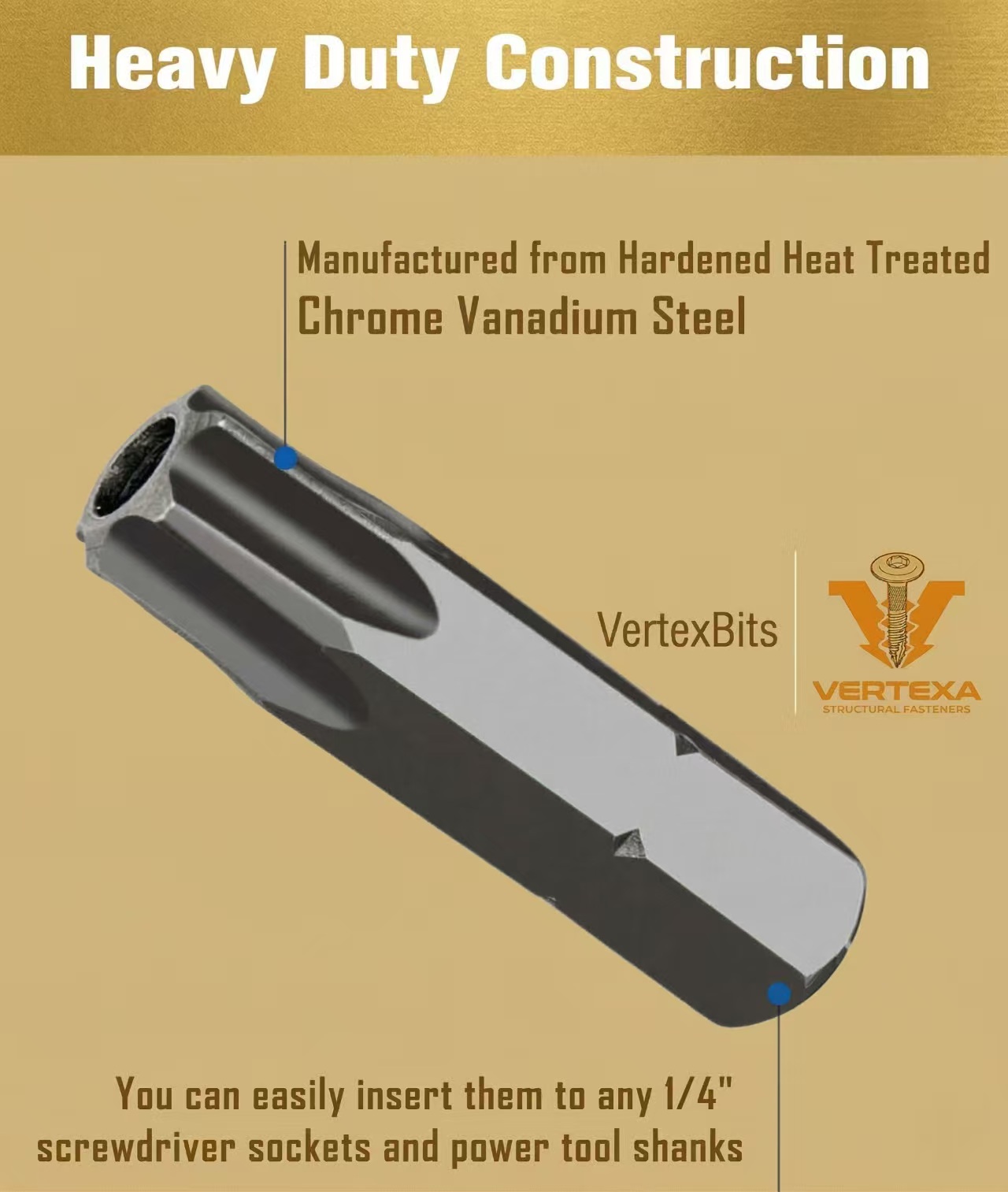 VertexBits Torx Drive Bits